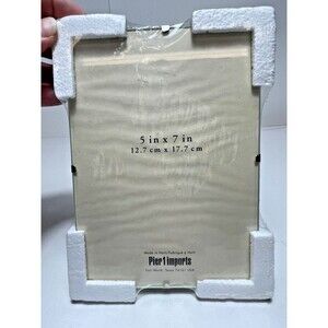 Pier 1 FRAMELESS w/Clips Minimalist Picture Frame 5x7"